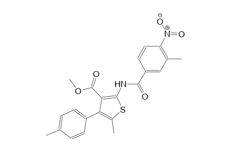 methyl 5-methyl-2-[(3-methyl-4-nitrobenzoyl)amino]-4-(4-methylphenyl)-3-thiophenecarboxylate
