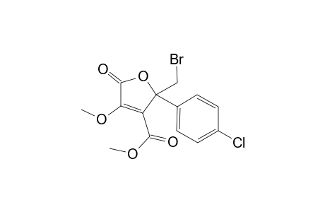 Methyl 2-(Bromomethyl)-2-(4-chlorophenyl)-2,5-dihydro-4-methoxy-5-oxofuran-3-carboxylate