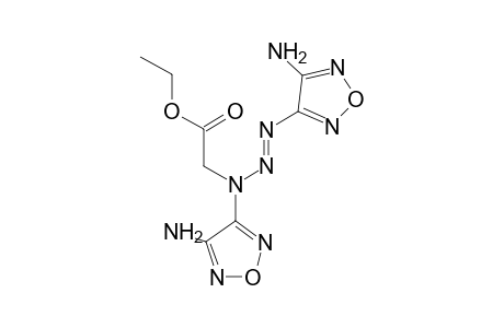 Ethyl [(2E)-1,3-bis(4-amino-1,2,5-oxadiazol-3-yl)-2-triazenyl]acetate