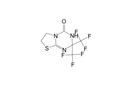 2,2-Bis(trifluoromethyl)-2,3,6,7-tetrahydro-4H-[1,3]thiazolo[3,2-a][1,3,5]triazin-4-one