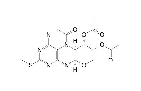 (3R,4S,4AS,10AR)-5-ACETYL-6-AMINO-3,4,4A,5,10,10A-HEXAHYDRO-8-(METHYLTHIO)-2H-PYRANO-[3,2-G]-PTERIDIN-3,4-DIYL-DIACETATE