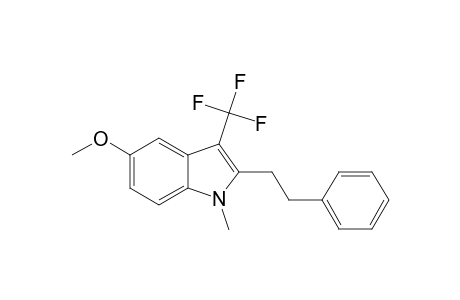 1-METHYL-2-PHENETHYL-3-(TRIFLUOROMETHYL)-5-METHOXY-INDOLE