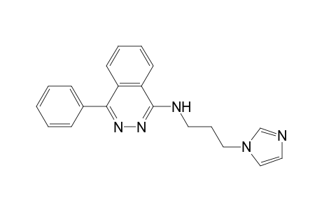 N-[3-(Imidazol-1-yl)propyl]-4-phenyl-1-phthalazinamine