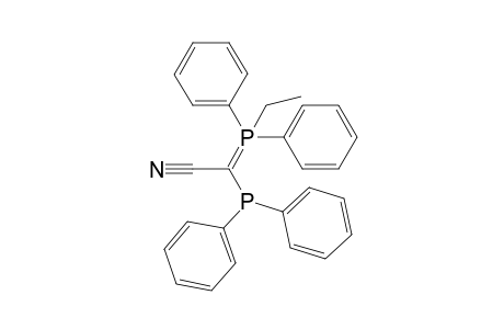2-Diphenylphosphanyl-2-[ethyl(diphenyl)-lambda(5)-phosphanylidene]acetonitrile