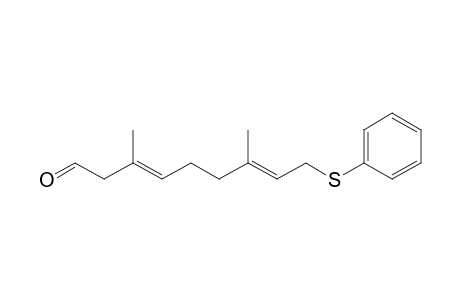 (E,E)-3,7-dimethyl-9-(phenylthio)nona-3,7-dienal
