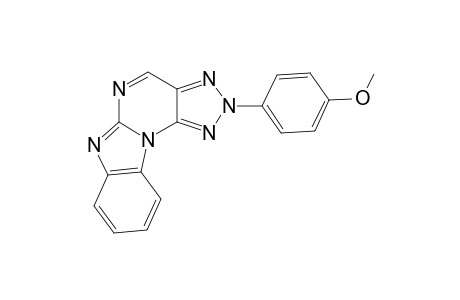2-(4-Methoxyphenyl)-2H-benzo[4,5]imidazo[1,2-a][1,2,3]-triazolo[4,5-e]pyrimidine