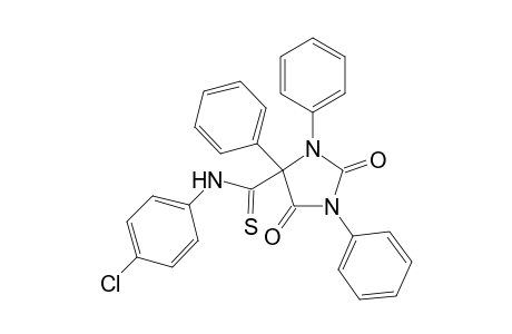 1,3,5-Triphenyl-imadazolidin-2,4-dion-5-thiocarboxylic acid-p-chloroanilide