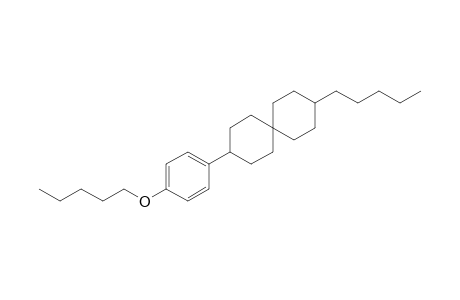 9-(4'-Pentyloxyphenyl)-3-pentylspiro[5.5]undecane