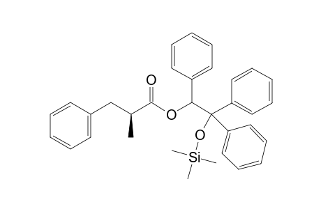 (1R)-1,2,2-Triphenyl-2-(trimethylsilyloxy)ethyl (2S)-2-methyl-3-phenylpropanoate