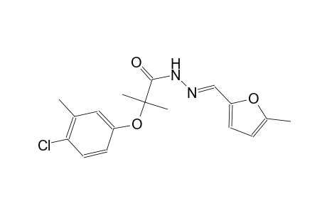 2-(4-chloro-3-methylphenoxy)-2-methyl-N'-[(E)-(5-methyl-2-furyl)methylidene]propanohydrazide