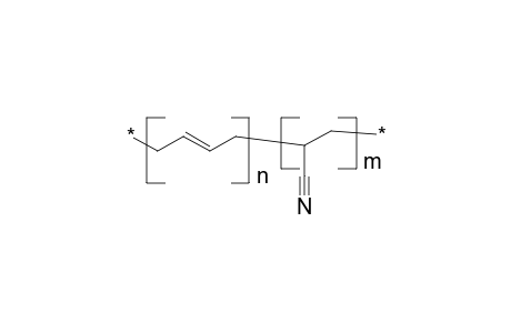 Poly(butadiene-co-acrylonitrile) with additives
