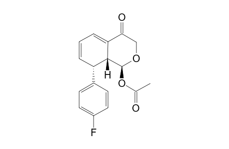 (1S,8R,8aR) 8-(4-fluorophenyl)-4-oxo-3,4,8,8a-tetrahydro-1H-isochromen-1-yl acetate