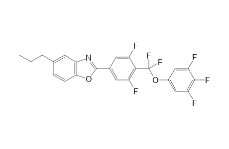 2-[4-[difluoro-(3,4,5-trifluorophenoxy)methyl]-3,5-difluoro-phenyl]-5-propyl-1,3-benzoxazole