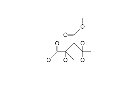 4,6-Dimethyl-3,5,7-trioxa-tricyclo(4.1.0.0/2,4/)heptane-1,2-dicarboxylic acid, dimethyl ester