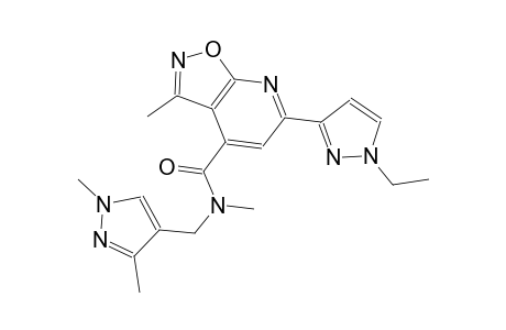 isoxazolo[5,4-b]pyridine-4-carboxamide, N-[(1,3-dimethyl-1H-pyrazol-4-yl)methyl]-6-(1-ethyl-1H-pyrazol-3-yl)-N,3-dimethyl-