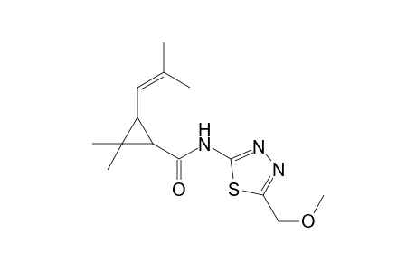 Cyclopropanecarboxamide, N-[5-(methoxymethyl)-1,3,4-thiadiazol-2-yl]-2,2-dimethyl-3-(2-methyl-1-propenyl)-