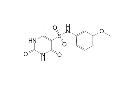 N-(3-methoxyphenyl)-6-methyl-2,4-dioxo-1,2,3,4-tetrahydro-5-pyrimidinesulfonamide