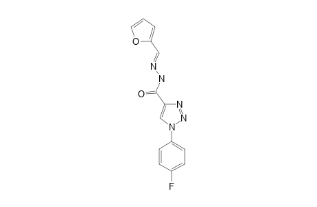(2'-FURYLIDENE)-1H-(PARA-FLUOROPHENYL)-1,2,3-TRIAZOLE-4-CARBOHYDRAZIDE