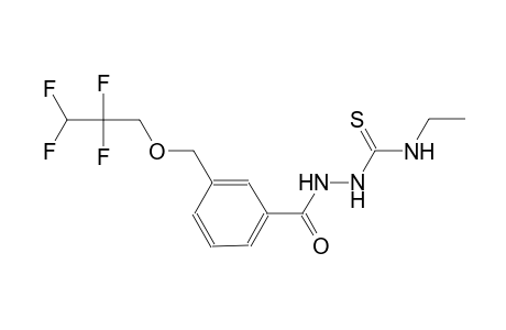 N-ethyl-2-{3-[(2,2,3,3-tetrafluoropropoxy)methyl]benzoyl}hydrazinecarbothioamide