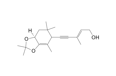 (2E)-5-[(3RS,4S)-3,4-Propane-2,2-diyldioxy-2,6,6-trimethylcyclohex-2-enyl]-3-methyl-2-penten-4-yn-1-ol