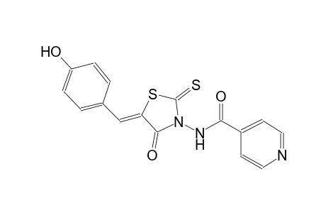 4-pyridinecarboxamide, N-[(5Z)-5-[(4-hydroxyphenyl)methylene]-4-oxo-2-thioxothiazolidinyl]-