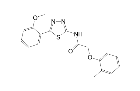 N-[5-(2-methoxyphenyl)-1,3,4-thiadiazol-2-yl]-2-(2-methylphenoxy)acetamide