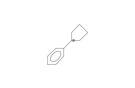 Phenyl-1-cyclopentyl cation