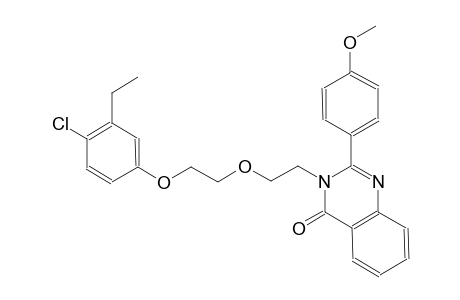 3-{2-[2-(4-chloro-3-ethylphenoxy)ethoxy]ethyl}-2-(4-methoxyphenyl)-4(3H)-quinazolinone