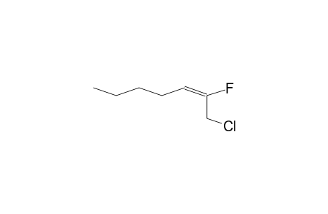 1-CHLORO-2-FLUORO-(E)-HEPT-2-ENE