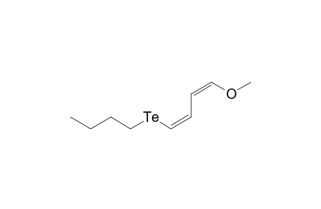 (1Z,3Z)-1-(butyltelluro)-4-methoxy-buta-1,3-diene