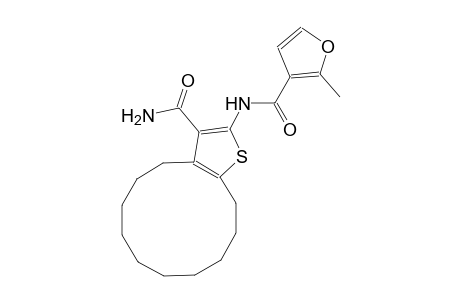 N-[3-(aminocarbonyl)-4,5,6,7,8,9,10,11,12,13-decahydrocyclododeca[b]thien-2-yl]-2-methyl-3-furamide