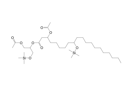 {[(Trimethylsilyl)oxymethyl]-(acetoxymethyl)methyl} 3-acetoxy-9-[(trimethylsilyl)oxy]-eicosanoate