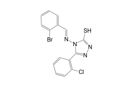 4-{[(E)-(2-bromophenyl)methylidene]amino}-5-(2-chlorophenyl)-4H-1,2,4-triazole-3-thiol