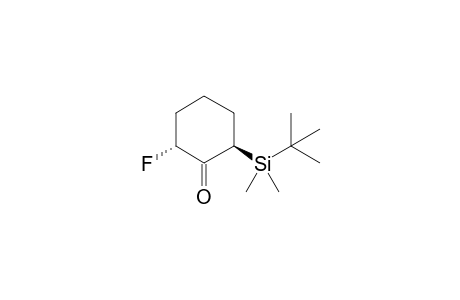 (2R,6R)-2-(t-Butyldimethylsilyl)-6-fluorocyclohexanone
