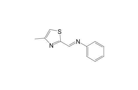 (4-Methylthiazol-2-ylmethylene)phenylamine