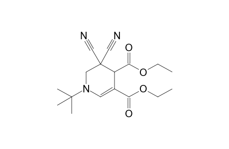 Diethyl 1-tert-butyl-5,5-dicyano-1,4,5,6-tetrahydropyridine-3,4-dicarboxylate