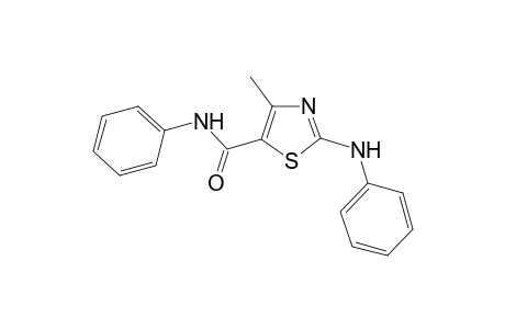 2-Anilino-4-methyl-N-phenyl-1,3-thiazole-5-carboxamide