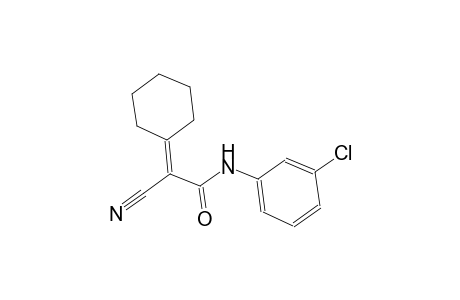 N-(3-chlorophenyl)-2-cyano-2-cyclohexylideneacetamide