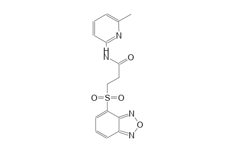 propanamide, 3-(2,1,3-benzoxadiazol-4-ylsulfonyl)-N-(6-methyl-2-pyridinyl)-