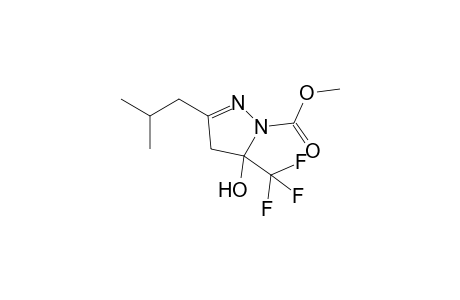 1-Carboxymethyl-5-trifluoromethyl-5-hydroxy-3-(2-methylpropyl)-4,5-dihydro-1H-pyrazole