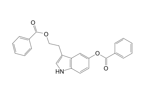 1H-Indole-3-ethanol, 5-(benzoyloxy)-, benzoate (ester)