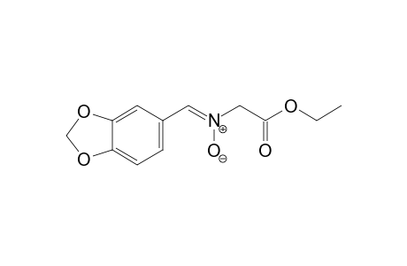 N-(carboxymethyl)-alpha-[3,4-(methylenedioxy)phenyl]nitrone, ethyl ester