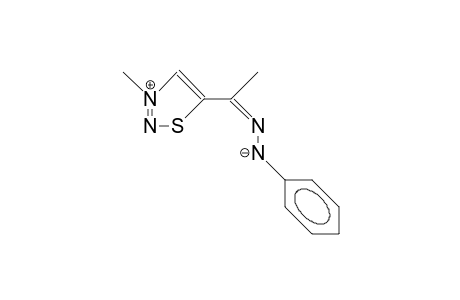 3-Methyl-1,2,3-thiadiazolium-5-(A-phenylazo)ethylide