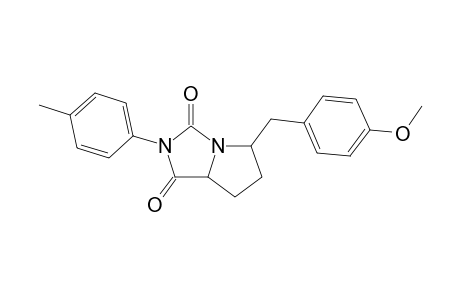 (3aR(*),6aS(*))-5-(p-Methoxybenzyl)-2-(p-tolyl)perhydropyrrolo[3,4-a]pyrrole-1,3-dione