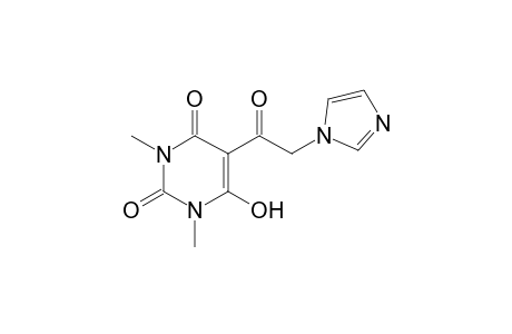 6-Hydroxy-5-(2-imidazol-1-yl-acetyl)-1,3-dimethyl-1H-pyrimidine-2,4-dione