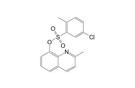 benzenesulfonic acid, 5-chloro-2-methyl-, 2-methyl-8-quinolinyl ester
