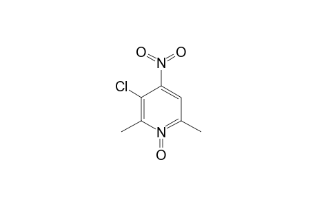3-CHLORO-4-NITRO-2,6-DIMETHYLPYRIDINE-N-OXIDE