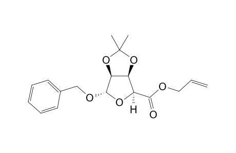(3aS,4S,6S,6aR)-2,2-dimethyl-4-phenylmethoxy-3a,4,6,6a-tetrahydrofuro[3,4-d][1,3]dioxole-6-carboxylic acid prop-2-enyl ester