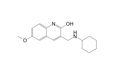 3-[(cyclohexylamino)methyl]-6-methoxy-2-quinolinol