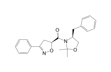 [(4S)-2,2-dimethyl-4-(phenylmethyl)-1,3-oxazolidin-3-yl]-[(5S)-3-phenyl-4,5-dihydro-1,2-oxazol-5-yl]methanone
